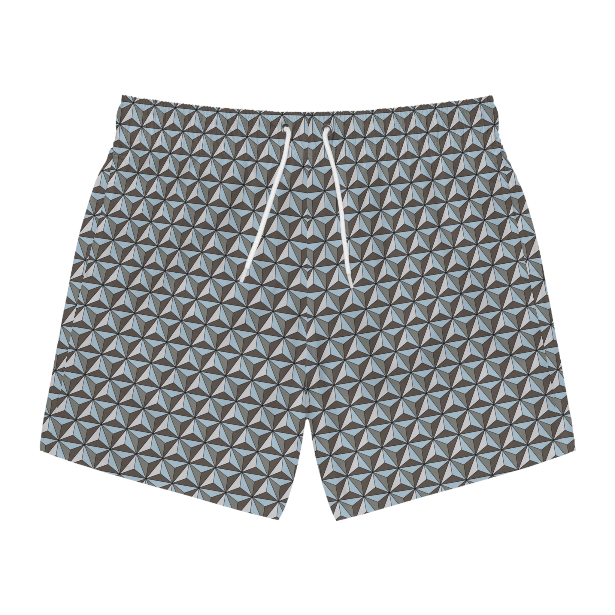 Space Ship Earth Inspired Swim Trunks
