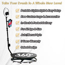 360 Video and Photo Booth Spinning Display Platform