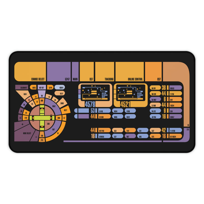 Space Fleet Conn Control Desk Mat