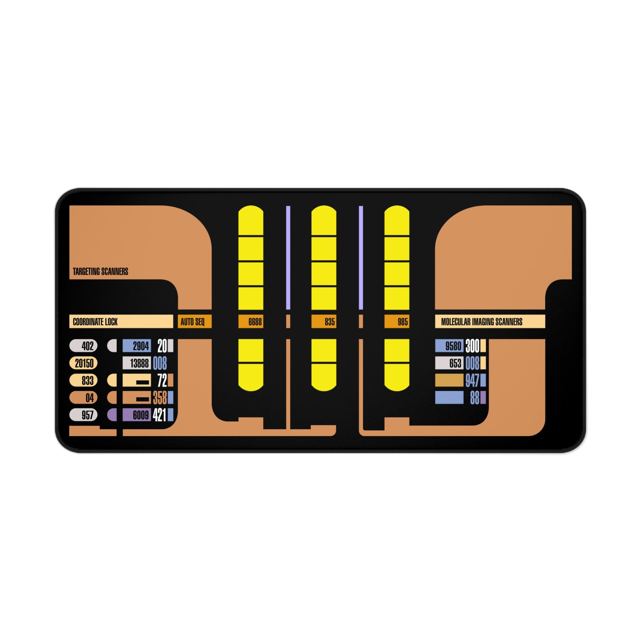 Space Fleet Transportation Desk Mat