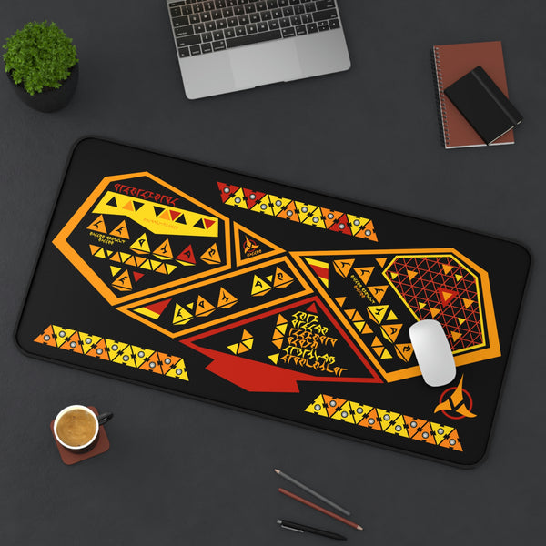 Space Fleet Ridges #1 Desk Mat