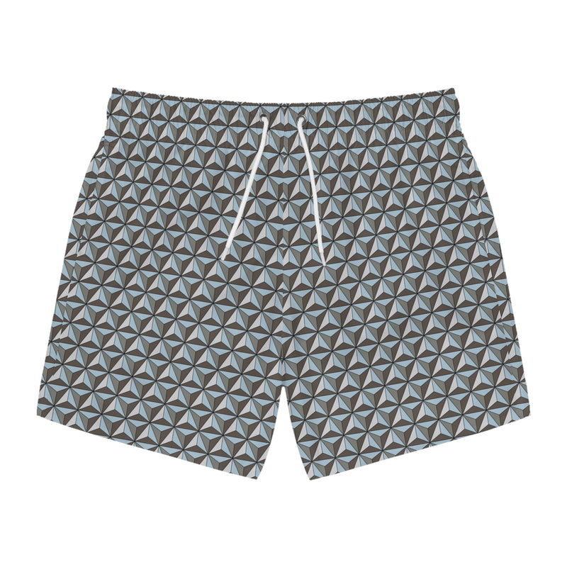 Space Ship Earth Inspired Swim Trunks
