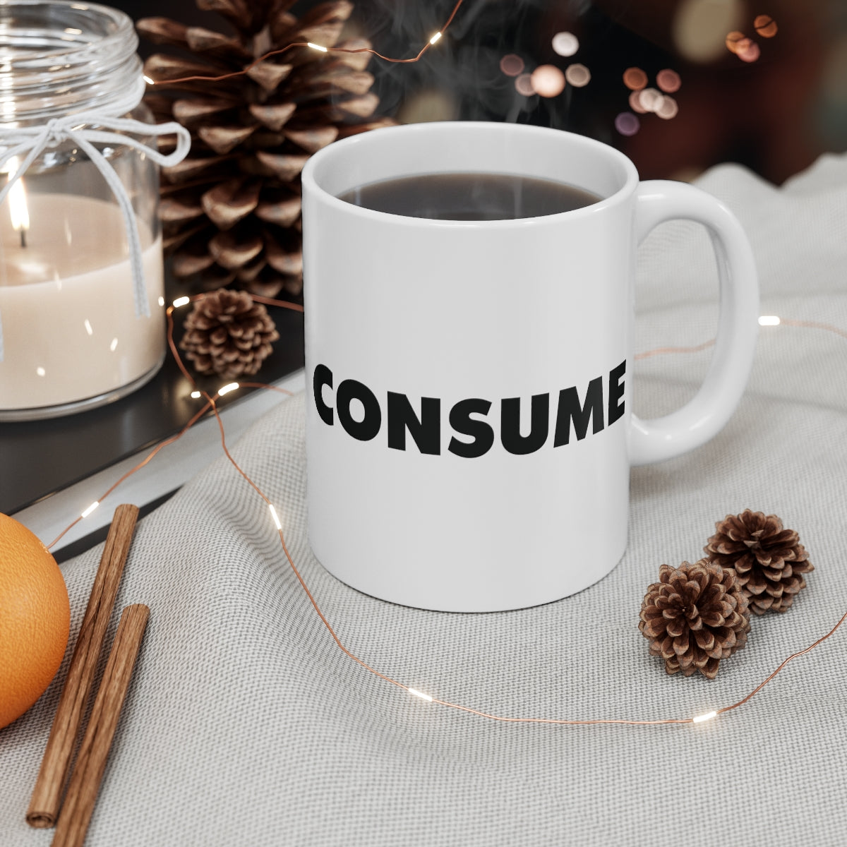 OBEY and CONSUME Mug