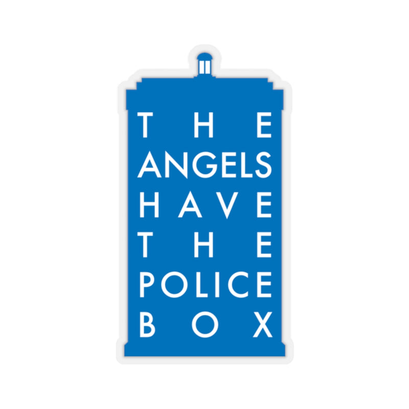 DW - The Angels Have the Police Box Stickers