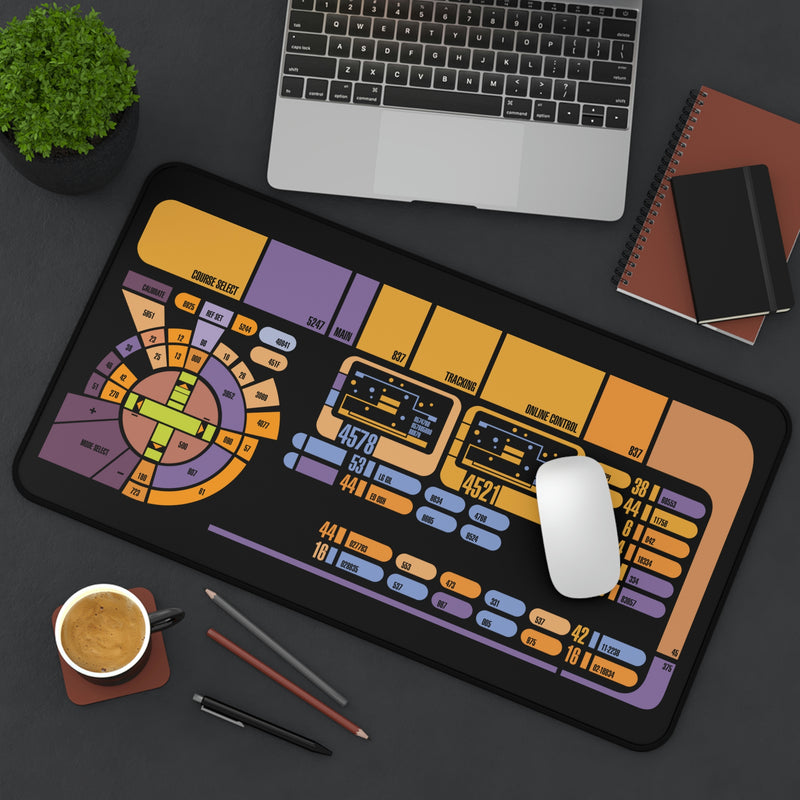 Space Fleet Conn Control Desk Mat