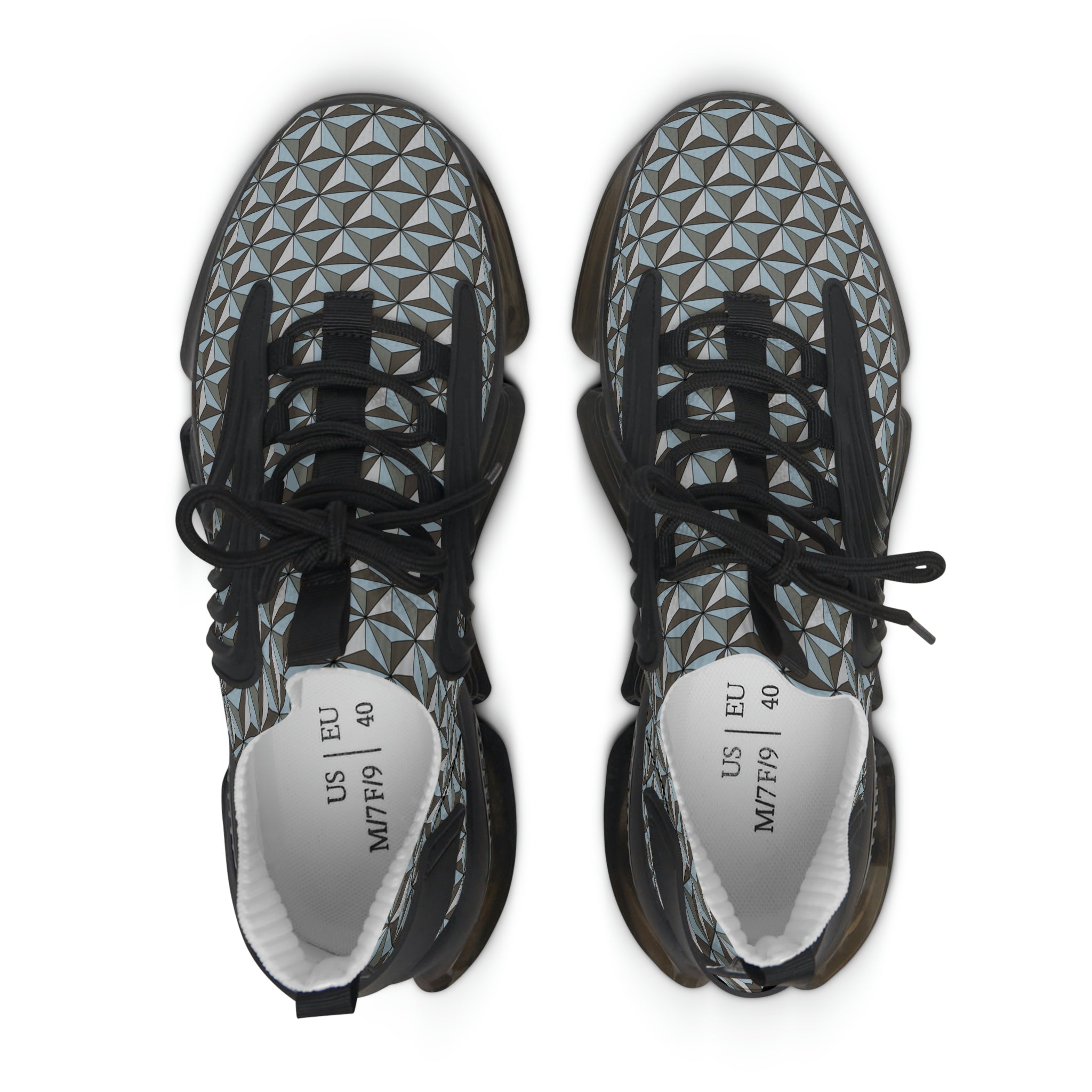 Space Ship Earth Inspired Women's Mesh Sports Sneakers