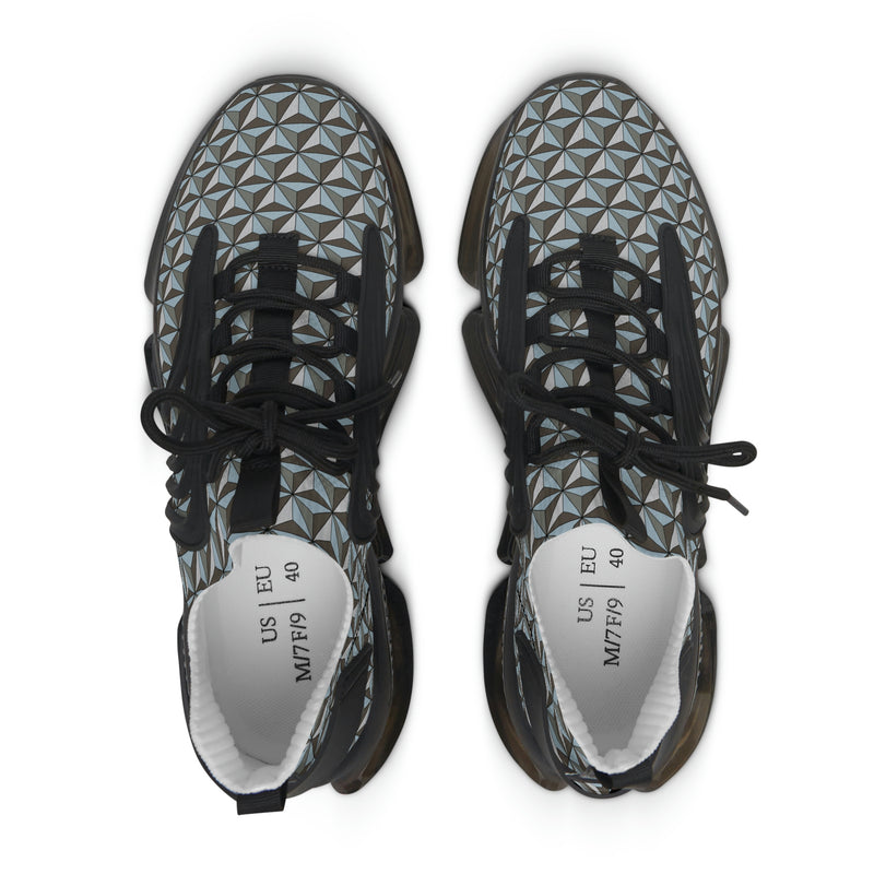 Space Ship Earth Inspired Women's Mesh Sports Sneakers