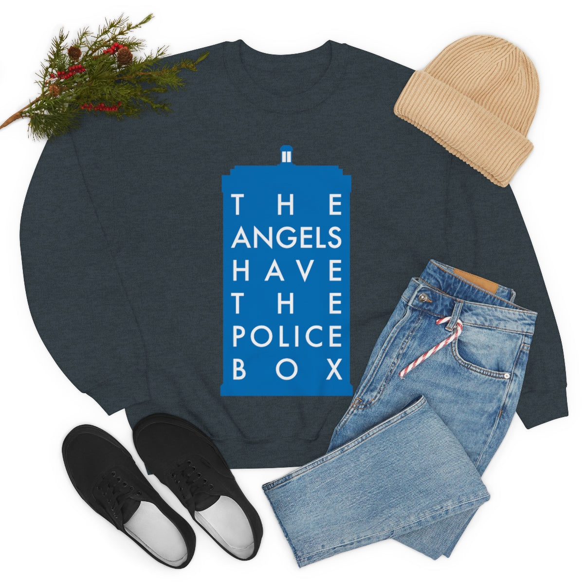 The Angels Have the Police Box Sweatshirt