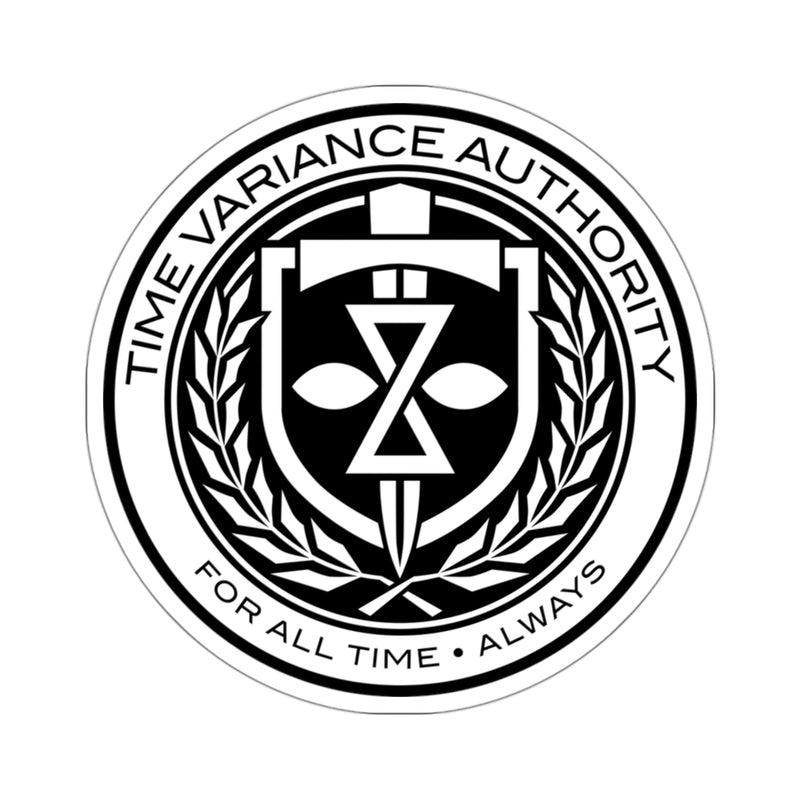Time Variance Authority Round Stickers