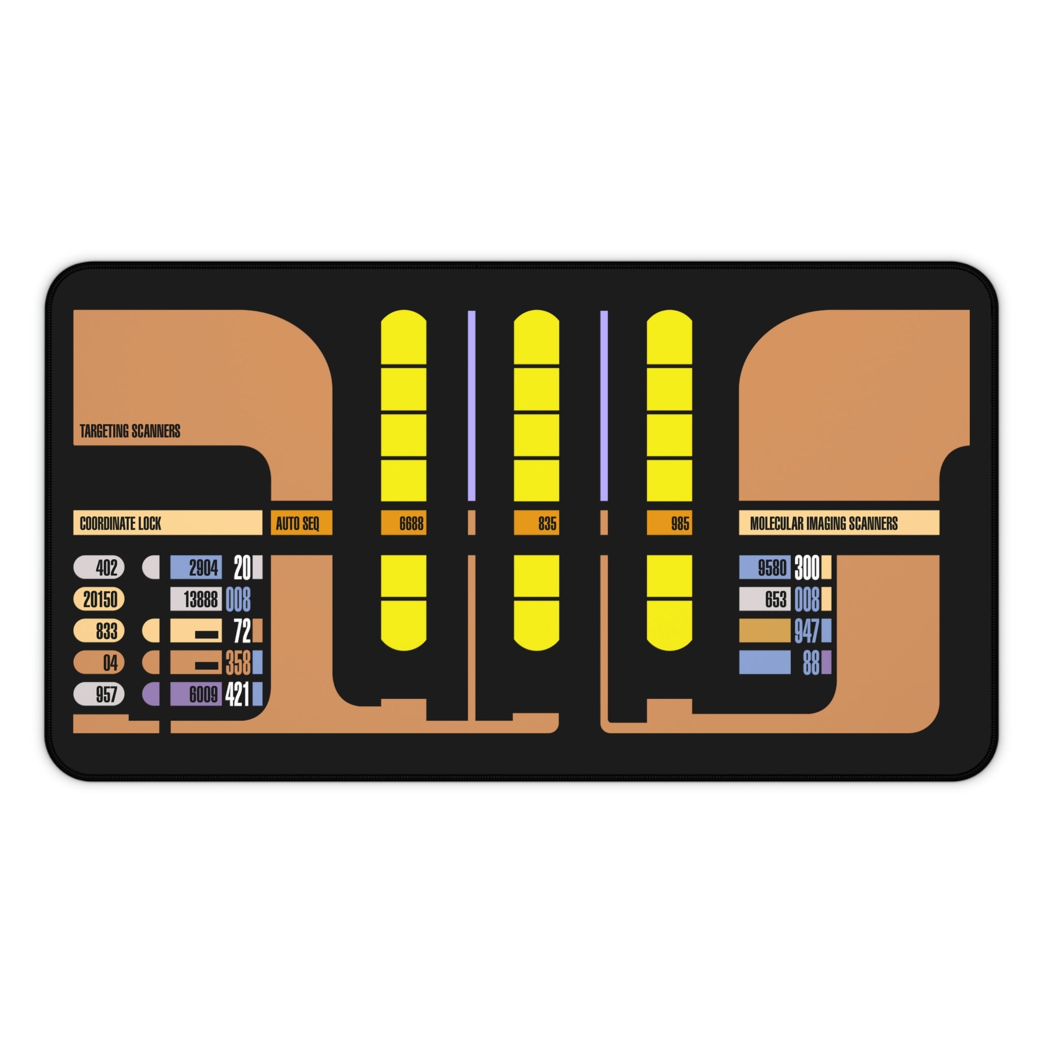 Space Fleet Transportation Desk Mat