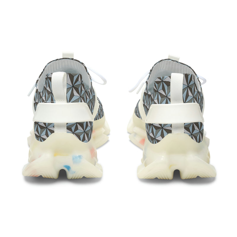 Space Ship Earth Inspired Women's Mesh Sports Sneakers
