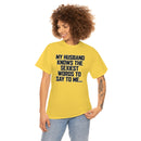 Trigger Words Husband Tee
