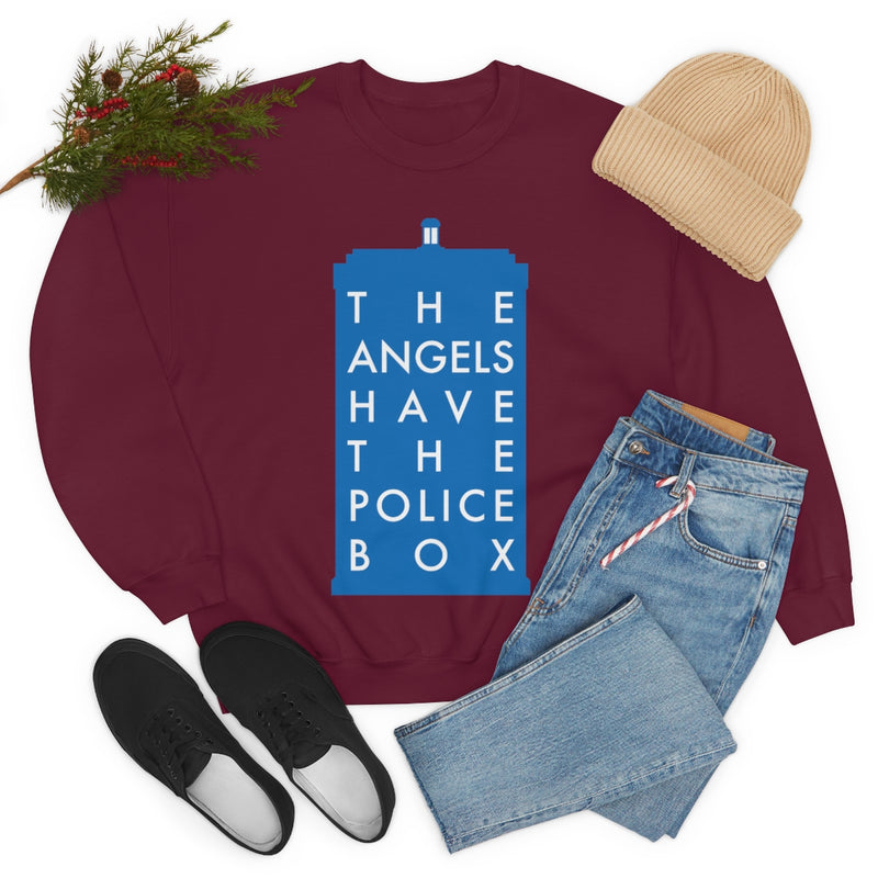 The Angels Have the Police Box Sweatshirt