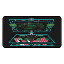 Space Fleet Pointy Desk Mat