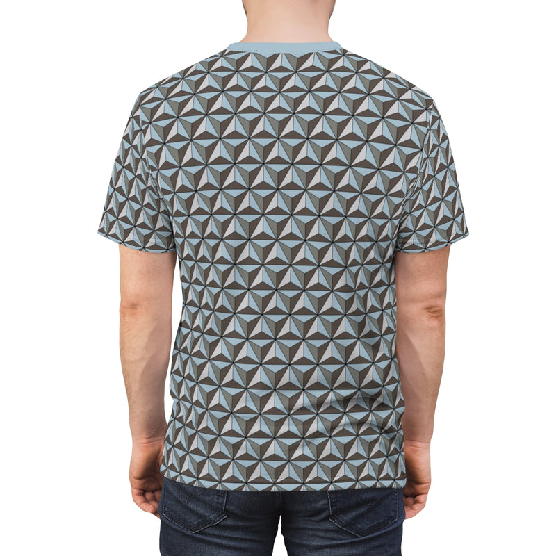 Space Ship Earth Inspired AOP Tee