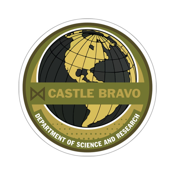 Castle Bravo Round Stickers