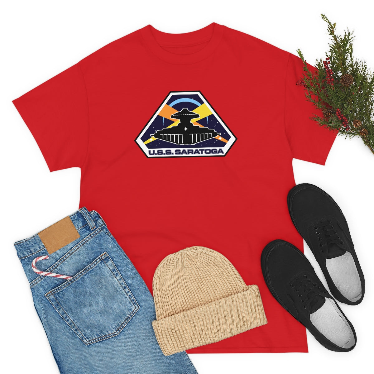 SAAB - USS Saratoga Tee
