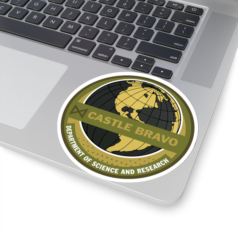 Castle Bravo Round Stickers