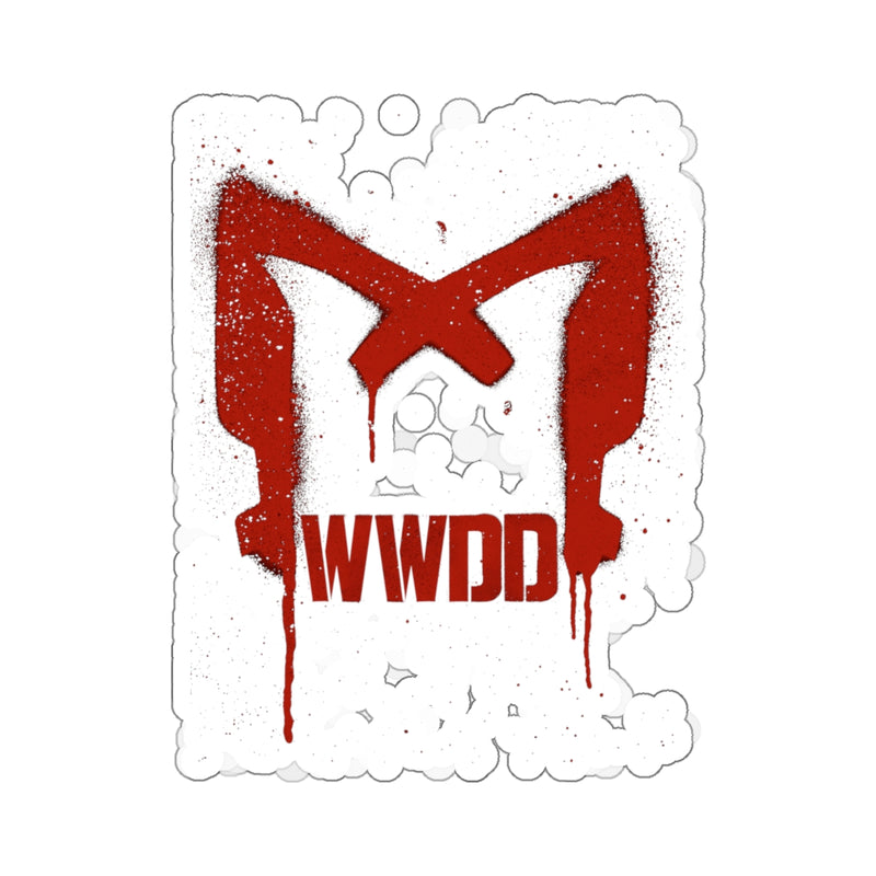 WWDD - What Would Dredd Do? Stickers