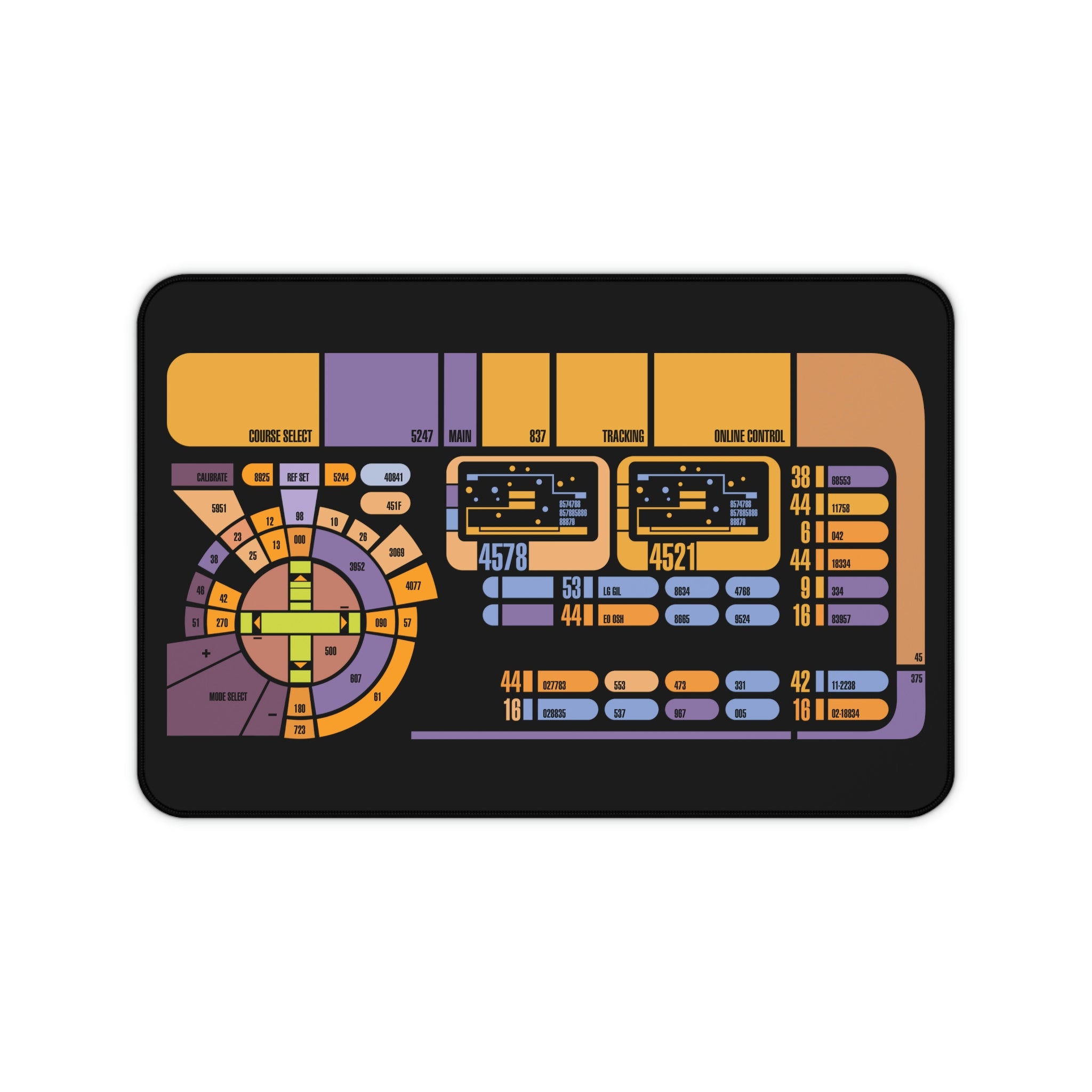 Space Fleet Conn Control Desk Mat
