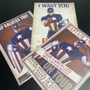 Captain America Steven Rogers Top Secret SHIELD Dossier Paper Props Replica