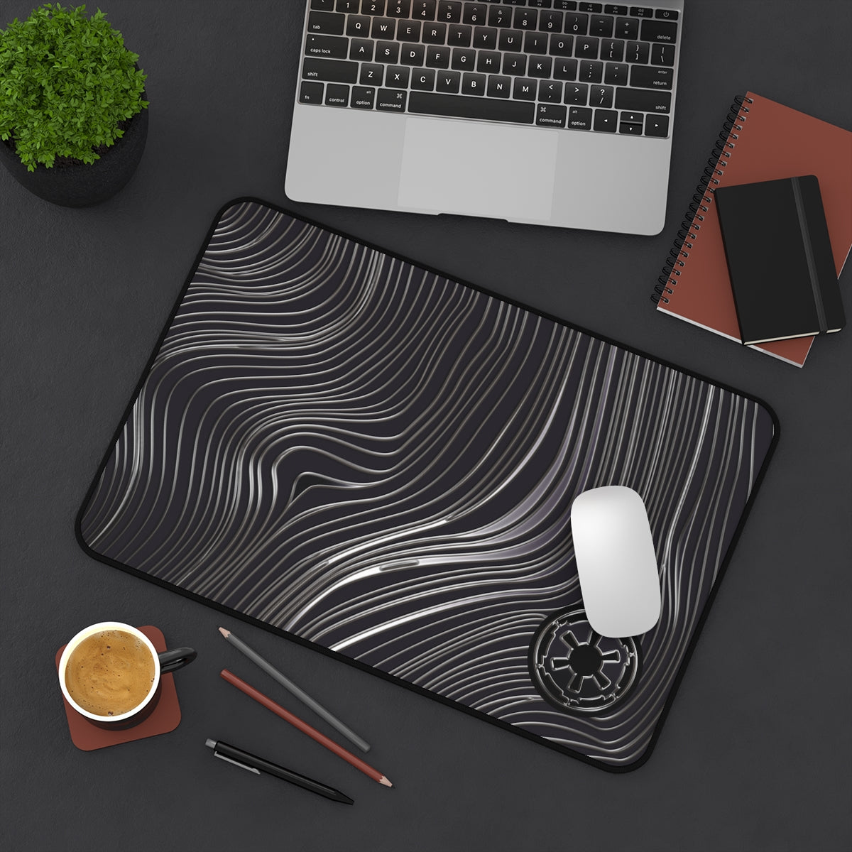MD - Bounty Hunter Steel Ingot Desk Mat