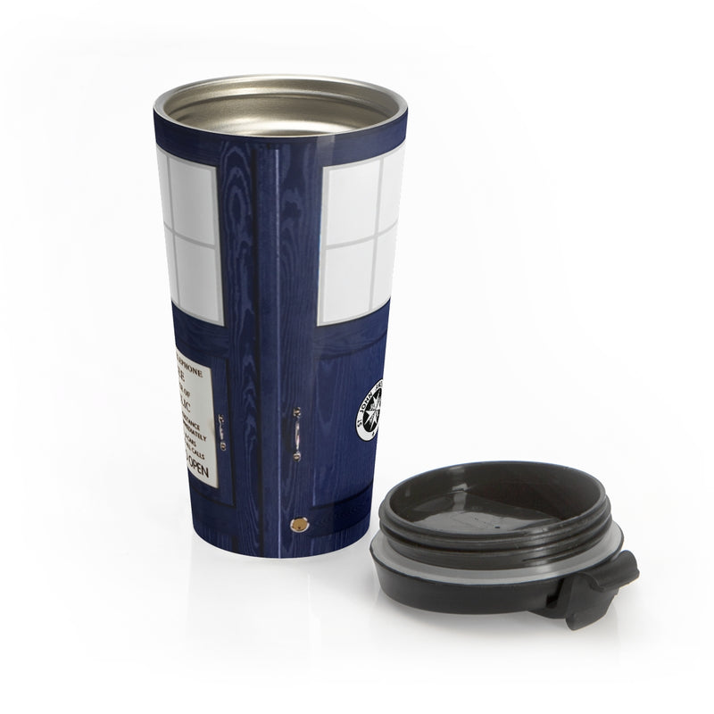 Blue Box Stainless Steel Travel Mug