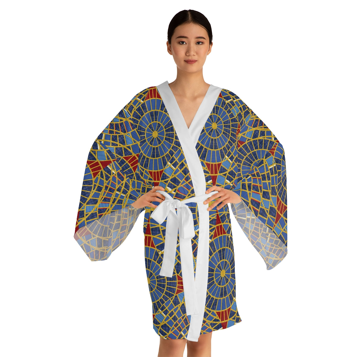 Cult of the Carpet Long Sleeve Kimono Robe