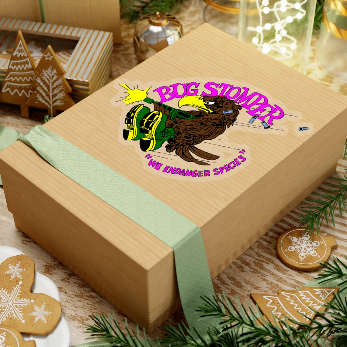 Bug Stomper Stickers