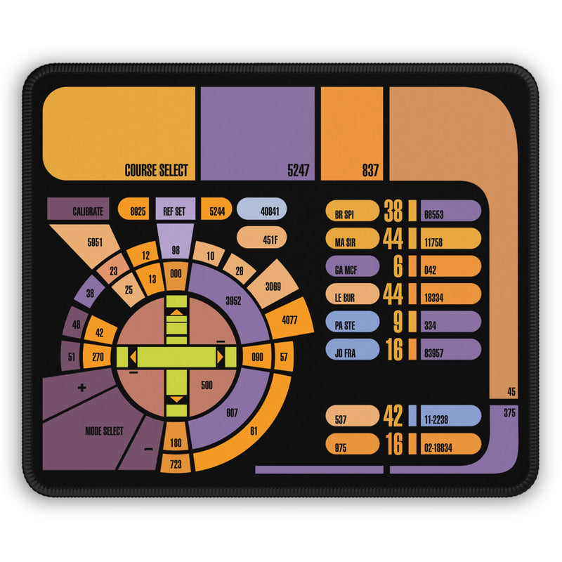 Space Fleet Conn Control Gaming Mouse Pad