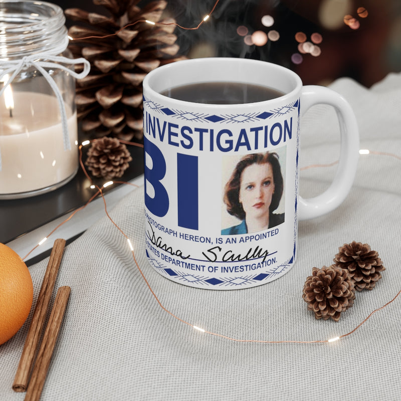 Sensible Scully Badge Mug