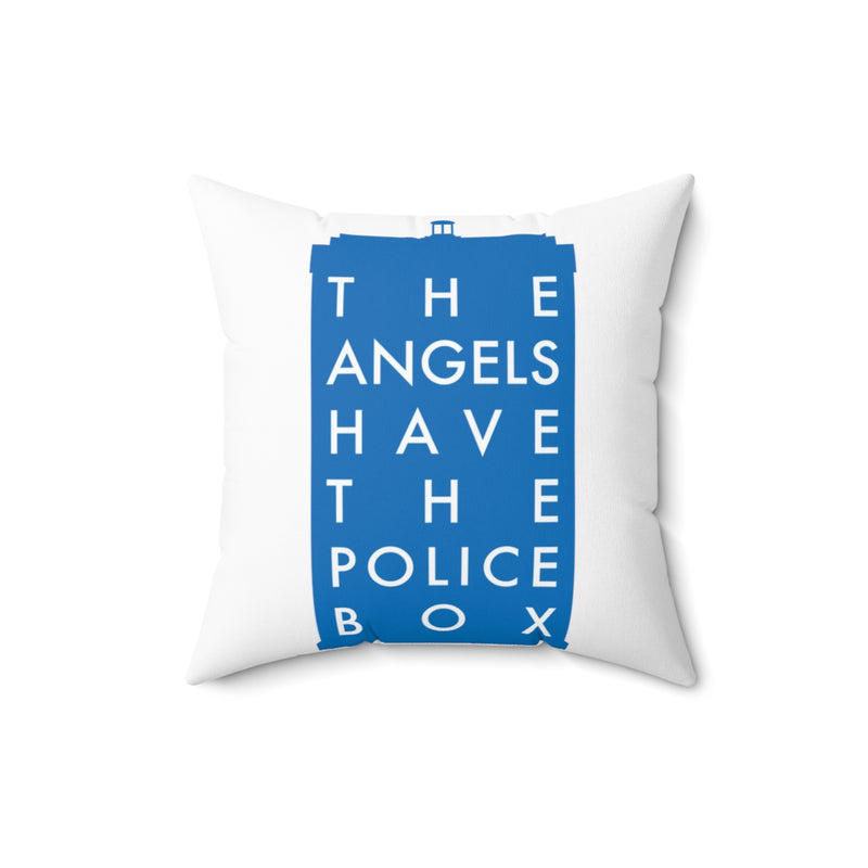 DW - The Angels Have the Police Box Pillow