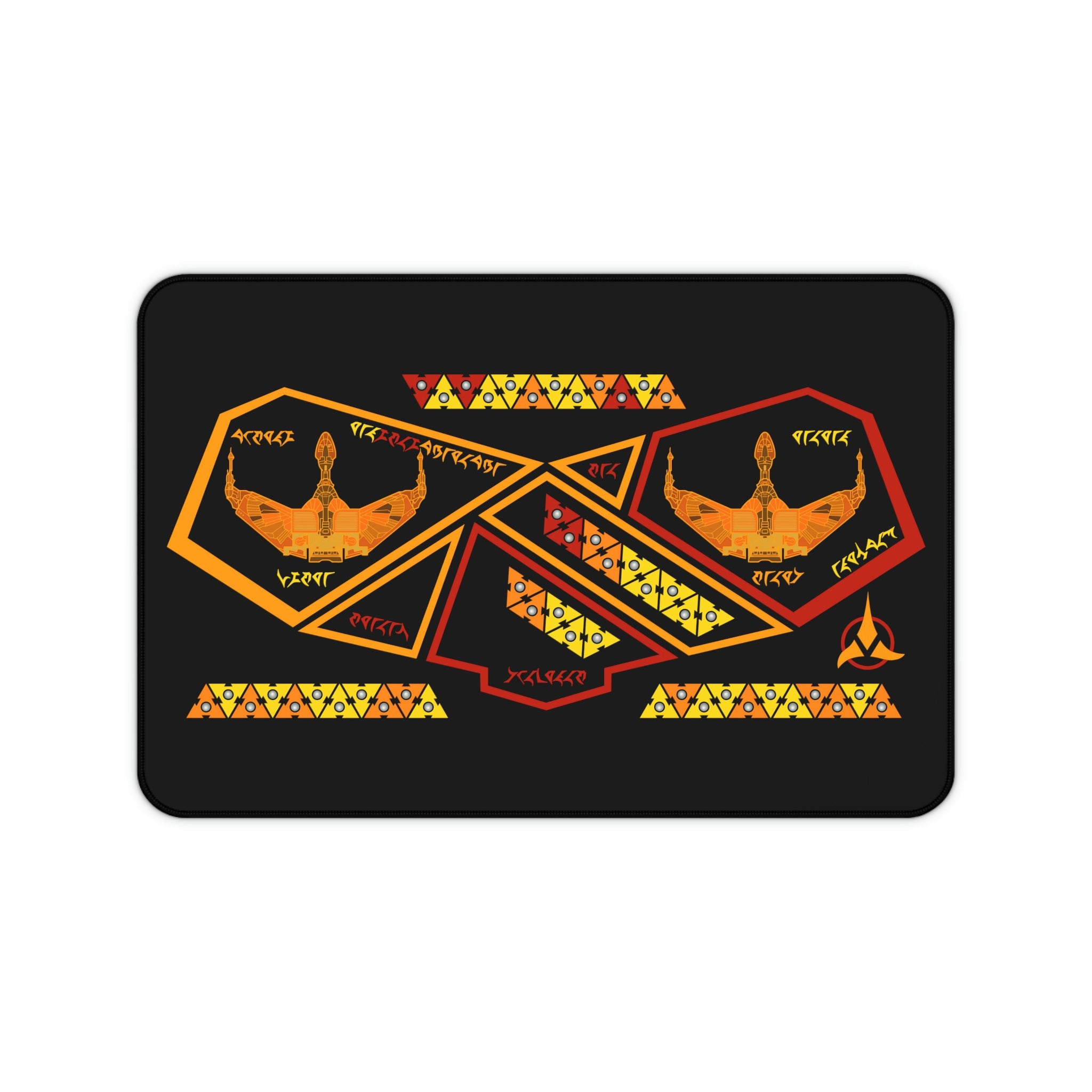 Space Fleet Ridges #2 Desk Mat