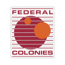 Federal Colonies Stickers