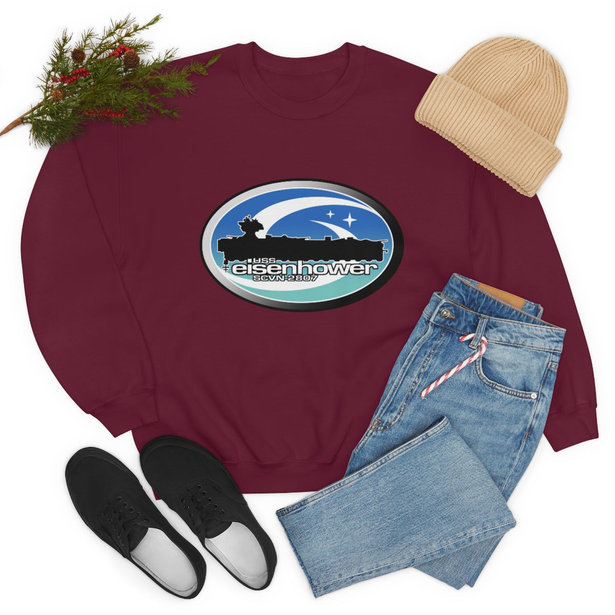 SAAB - USS Eisenhower Sweatshirt