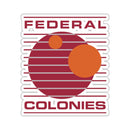 Federal Colonies Stickers