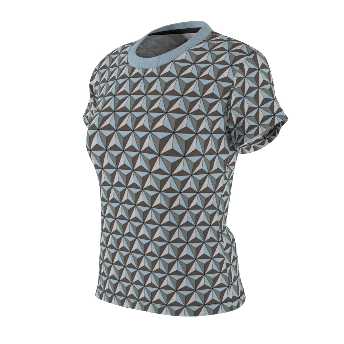 Space Ship Earth Inspired Women's AOP Tee
