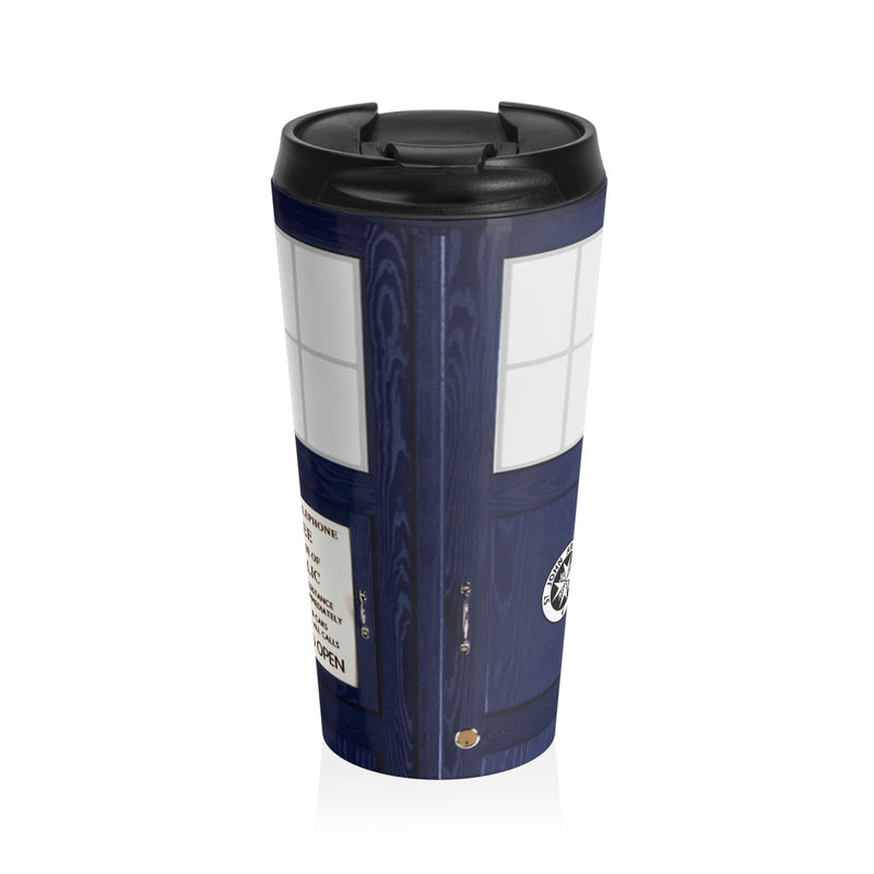 Blue Box Stainless Steel Travel Mug