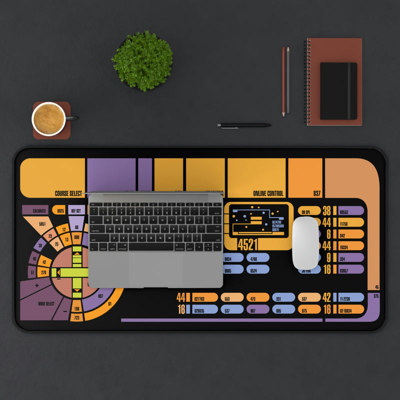 Space Fleet Conn Control Desk Mat