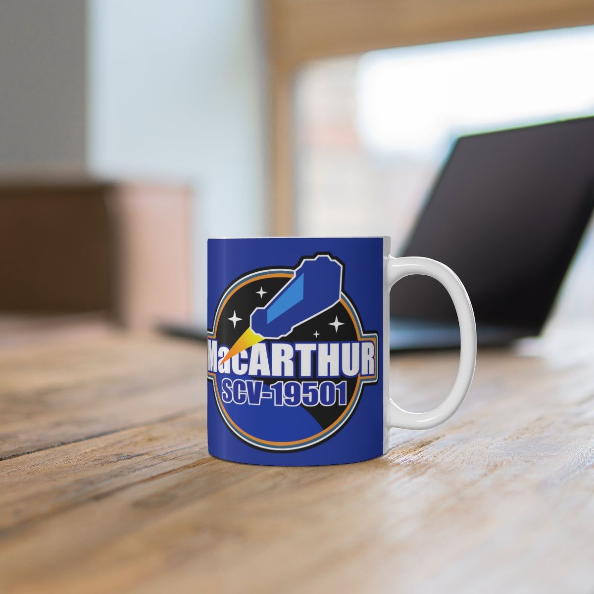 SAAB - USS MacArthur Mug