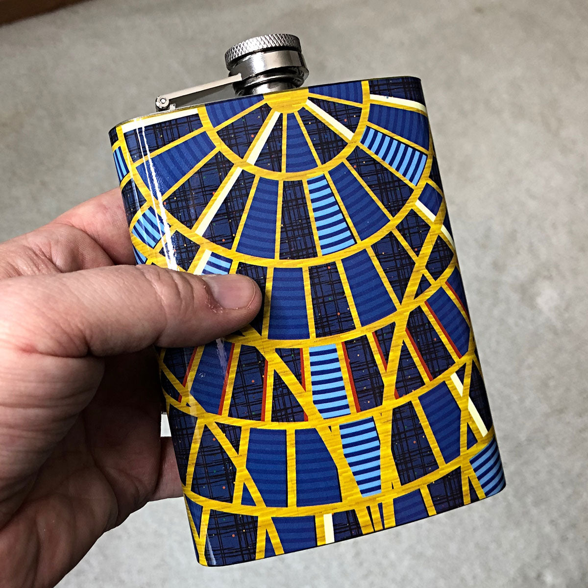 Carpet 8oz Stainless Steel Flask