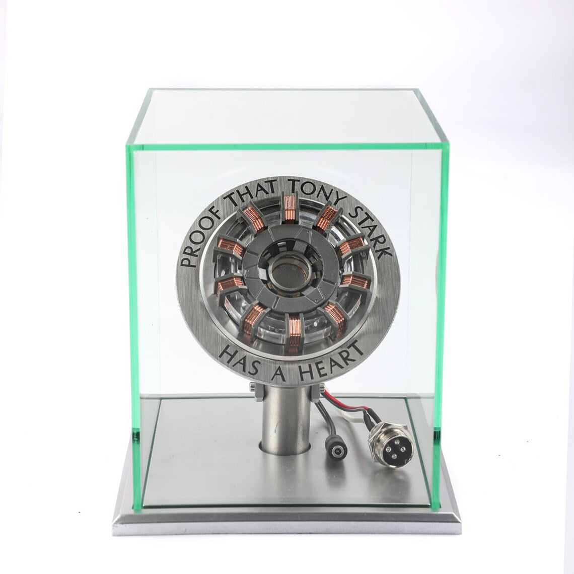 1:1 Iron Man MK1/MK2 Arc Reactor Heart Model With LED Light