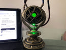 1:1 Doctor Strange Eye Of Agamotto Necklace Metal LED Light-Up with Stand