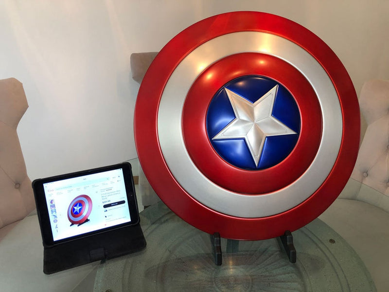 1:1 Full Aluminum Alloy Metal Captain America Shield