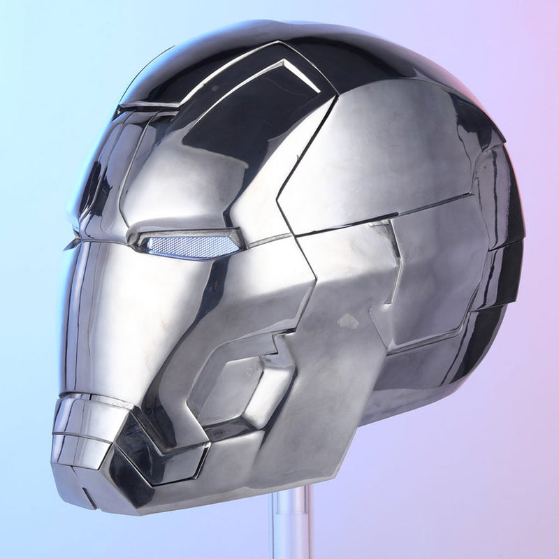 1:1 Iron Man MK42 Polished Wearable Helmet Movie Prop Replica