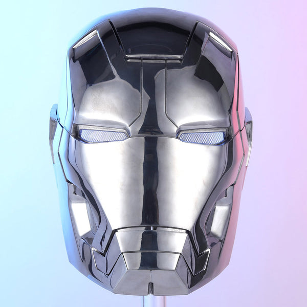 1:1 Iron Man MK42 Polished Wearable Helmet Movie Prop Replica