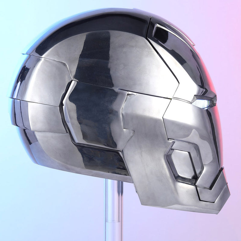 1:1 Iron Man MK42 Polished Wearable Helmet Movie Prop Replica