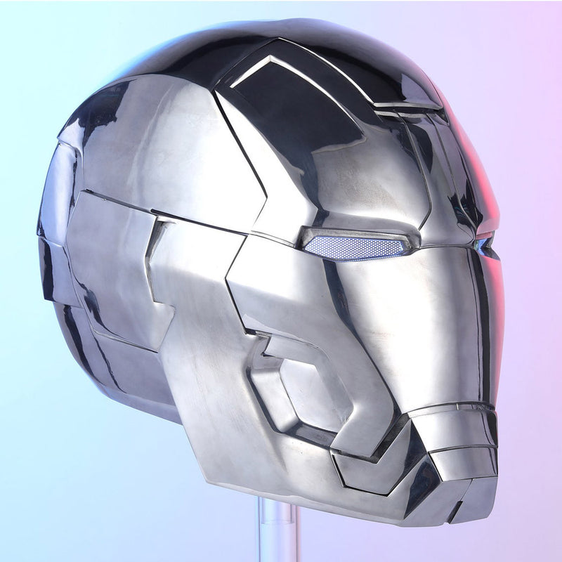 1:1 Iron Man MK42 Polished Wearable Helmet Movie Prop Replica