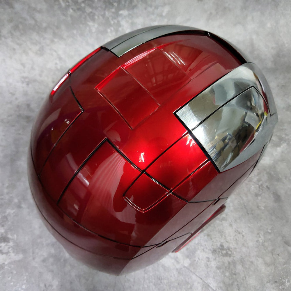 back of iron man helmet 1:1 Iron Man MK5 Wearable Helmet Movie Prop Replica