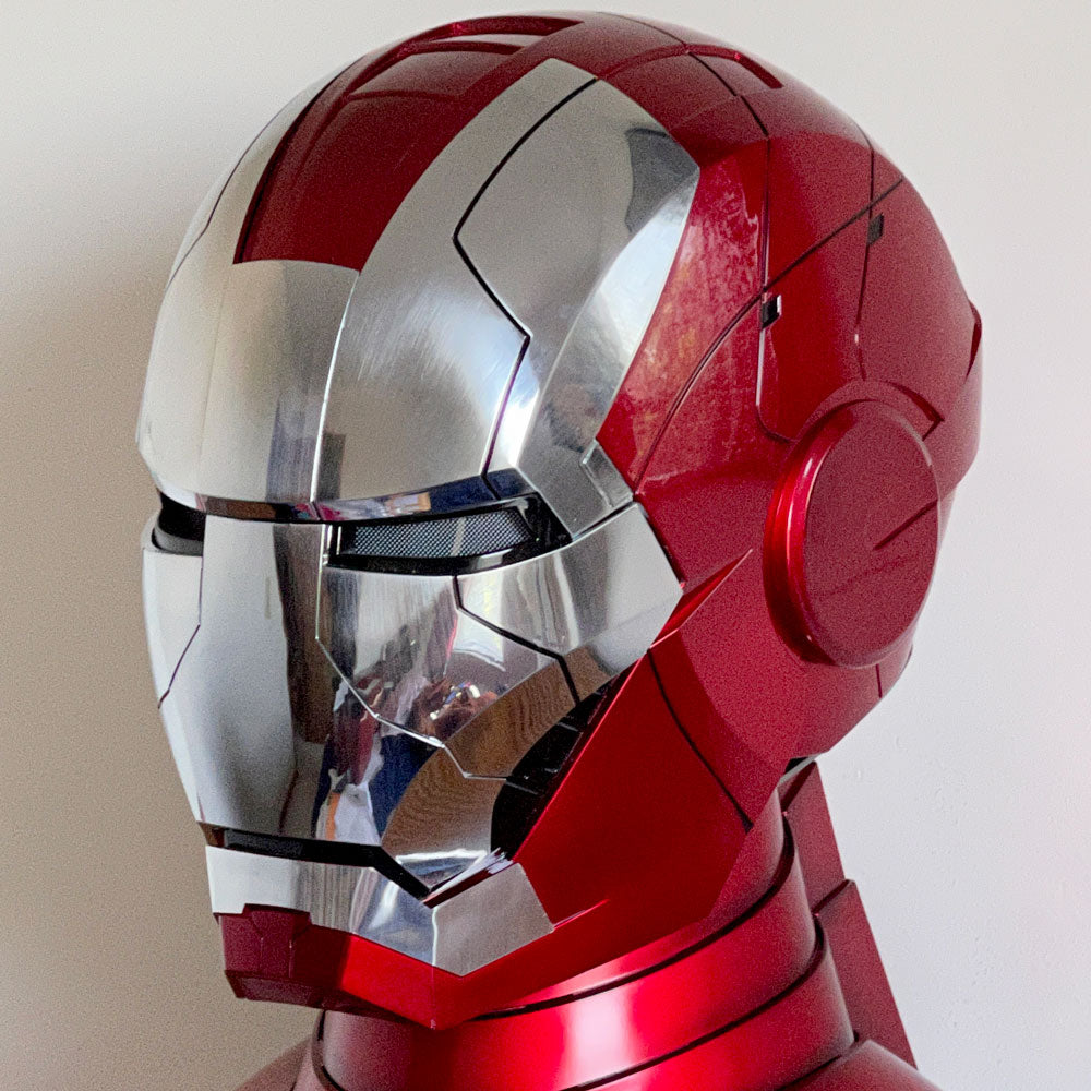 Marvel Iron Man Mark 5 Helmet 1:1 Collectible Bluetooth Speaker By Killer Body